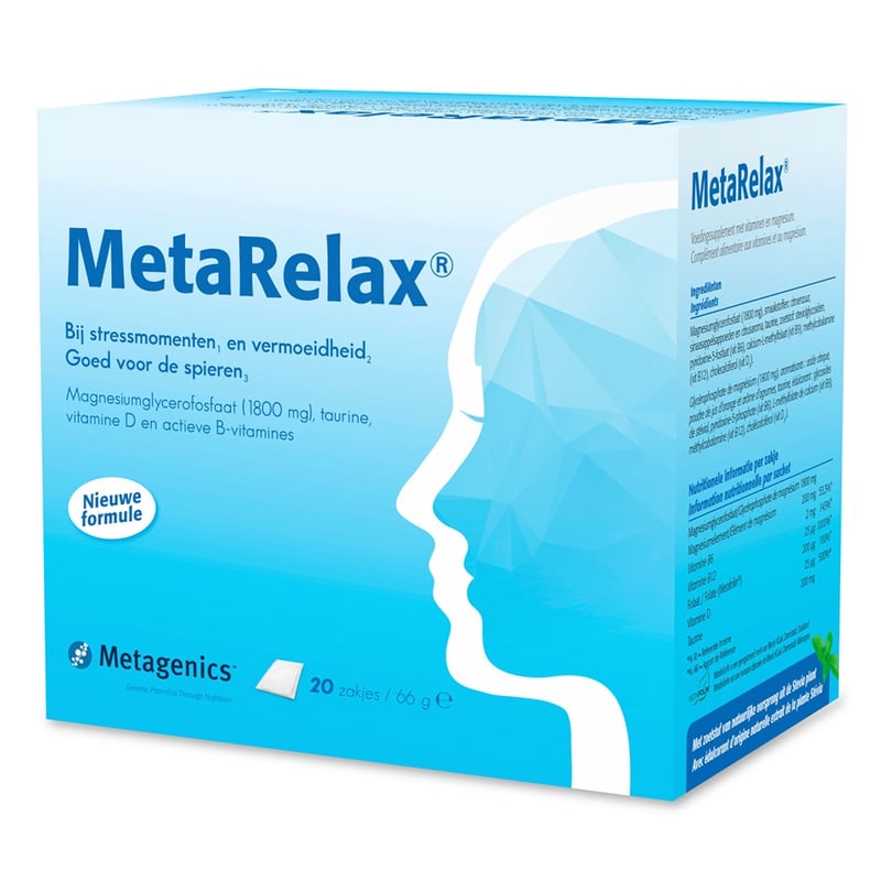 Metagenics MetaRelax sachets (now with vitamin D) image