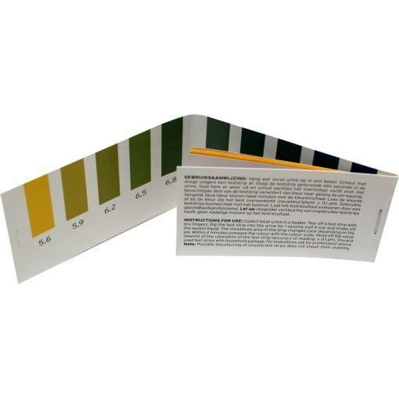 Bonusan PH teststrips boekje afbeelding