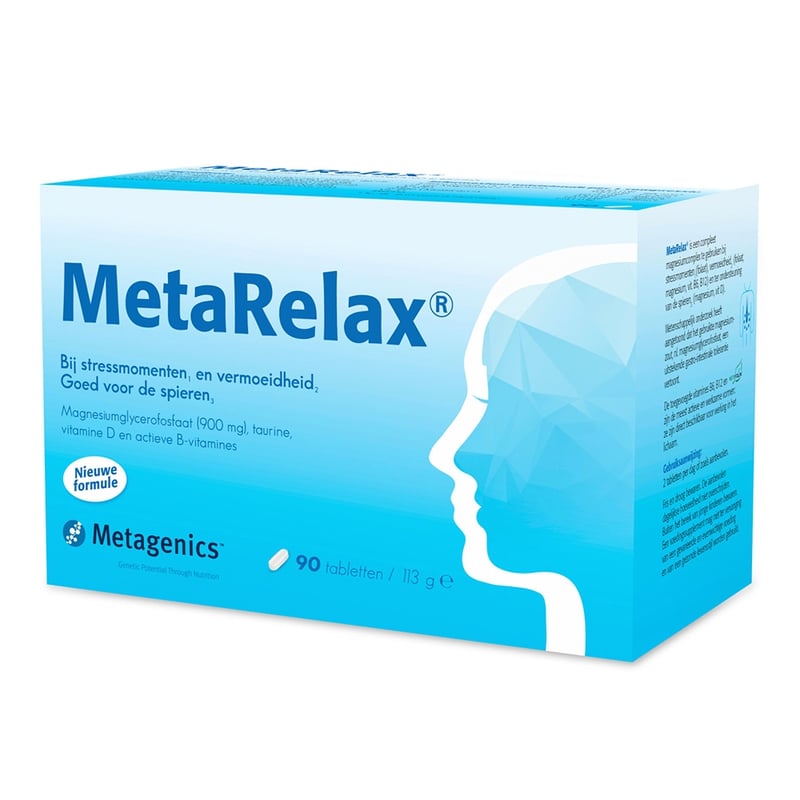 Metagenics MetaRelax tabletten (nu met vitamine D) afbeelding
