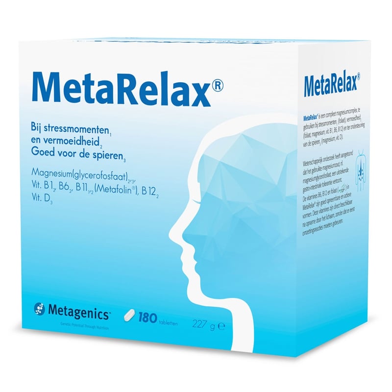 Metagenics MetaRelax tabletten (nu met vitamine D) afbeelding