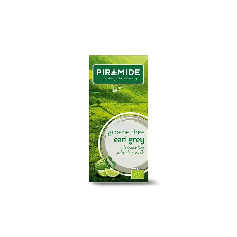 Piramide Groene thee & earl grey eko afbeelding