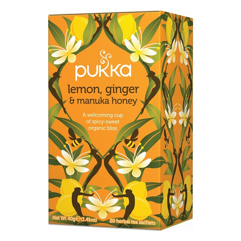 Pukka Pukka Lemon Ginger Manuka Honey tea image