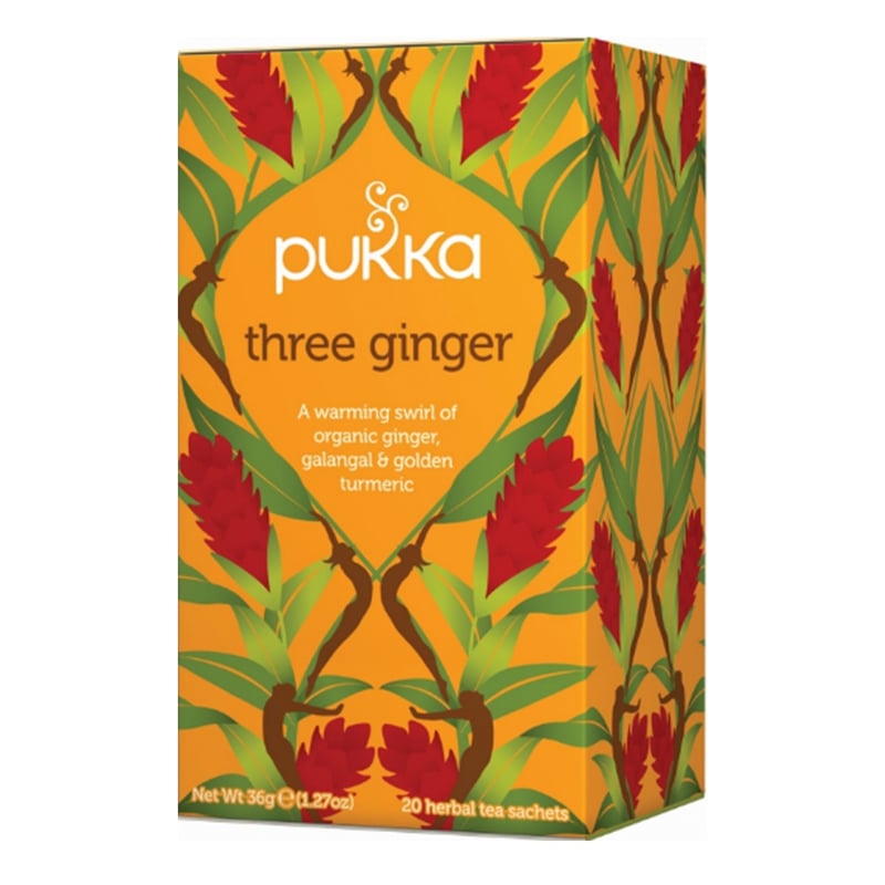 Pukka Pukka Three Ginger thee Pukka Pukka Three Ginger thee afbeelding