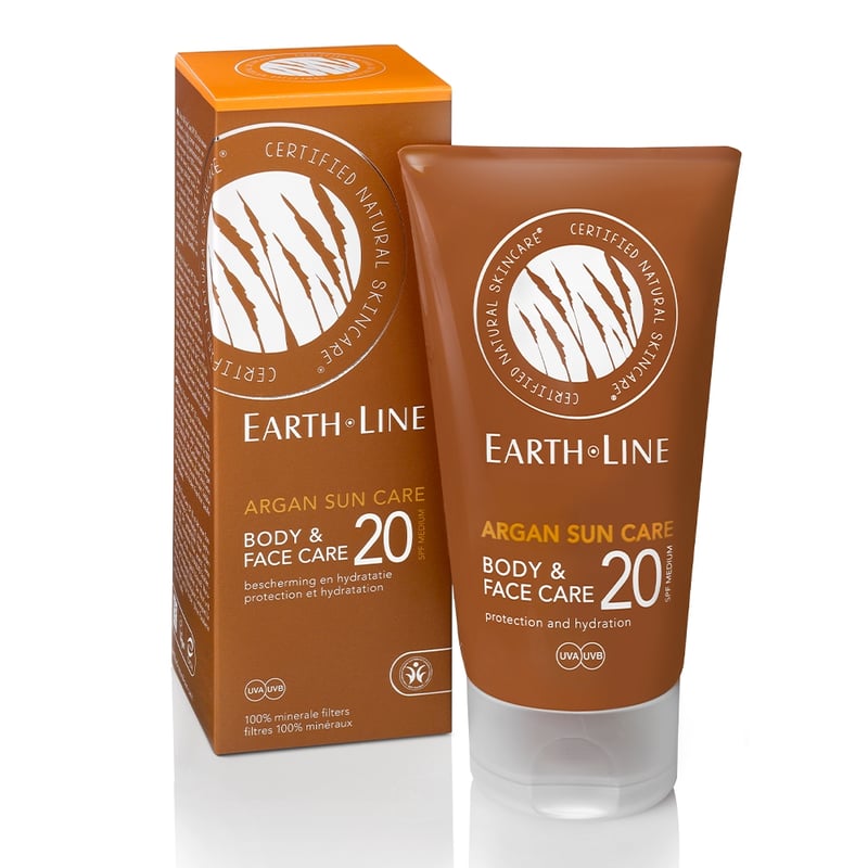 Earth-line Argan Sun Body & Face Care SPF 20 afbeelding