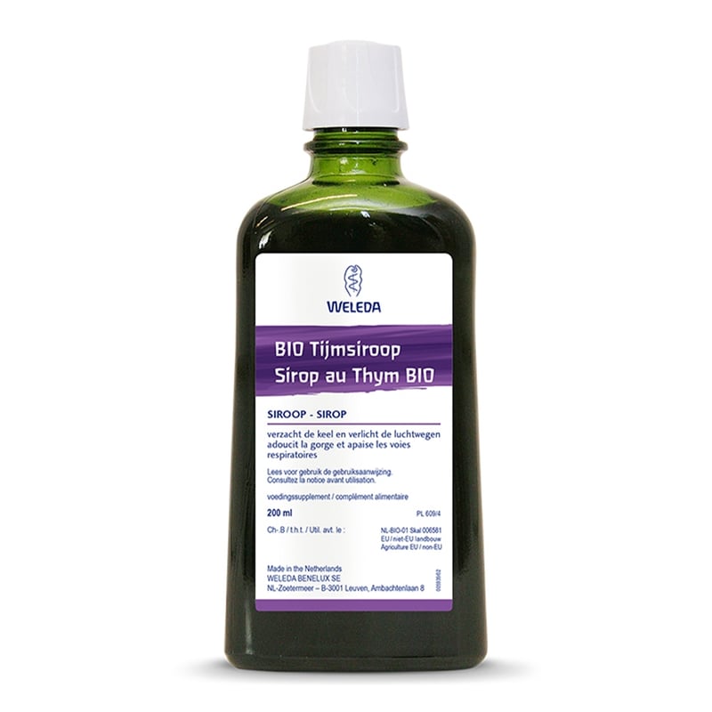 Weleda natuurcosmetica Bio tijmsiroop afbeelding