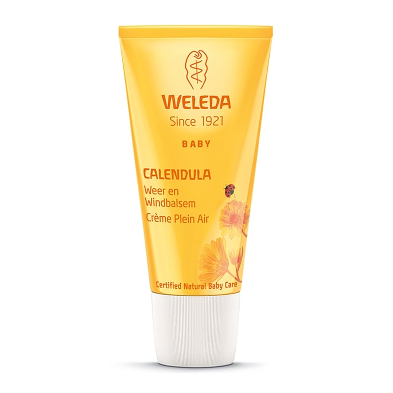Weleda natuurcosmetica Calendula baby weer & wind balsem afbeelding