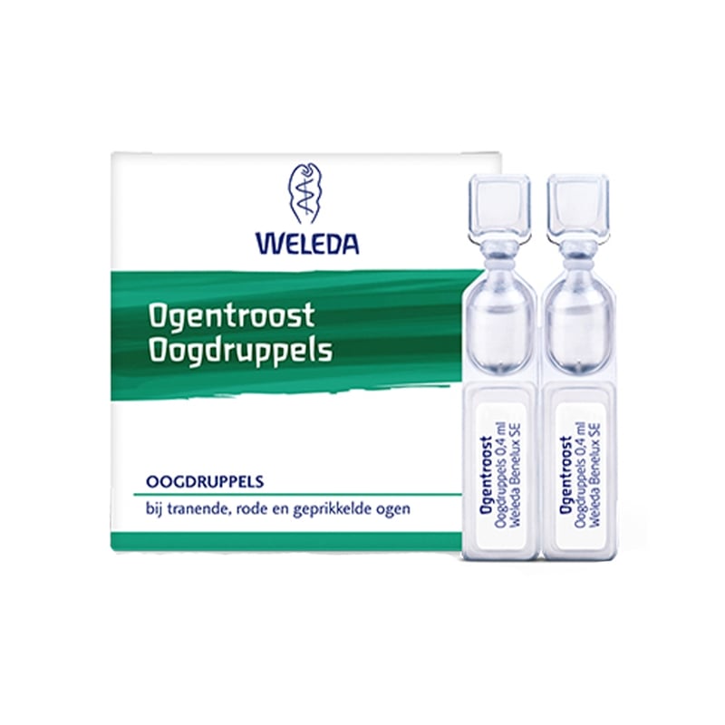 Weleda natuurcosmetica Ogentroost oogdruppels 0.4 ml afbeelding
