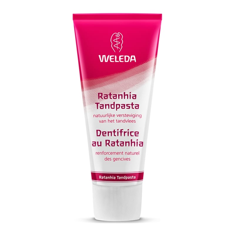 Weleda natuurcosmetica Ratanhia tandpasta afbeelding