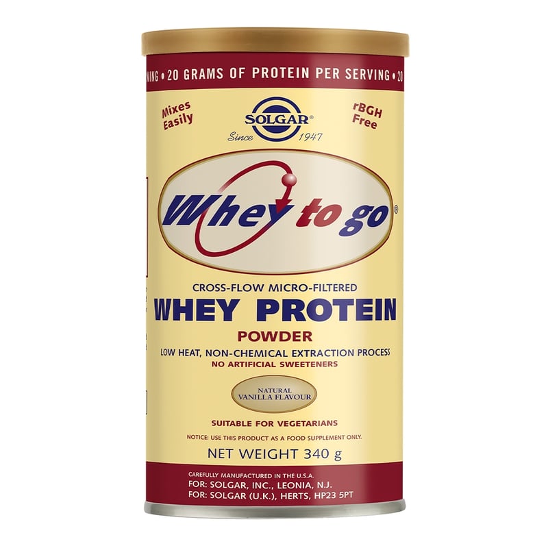 Solgar Vitamins Whey To Go Protein Vanilla (whey protein) image