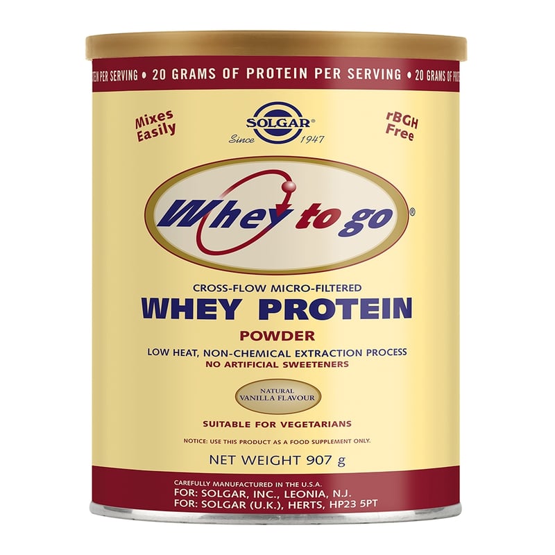 Solgar Vitamins Whey To Go Protein Vanilla (whey protein) image