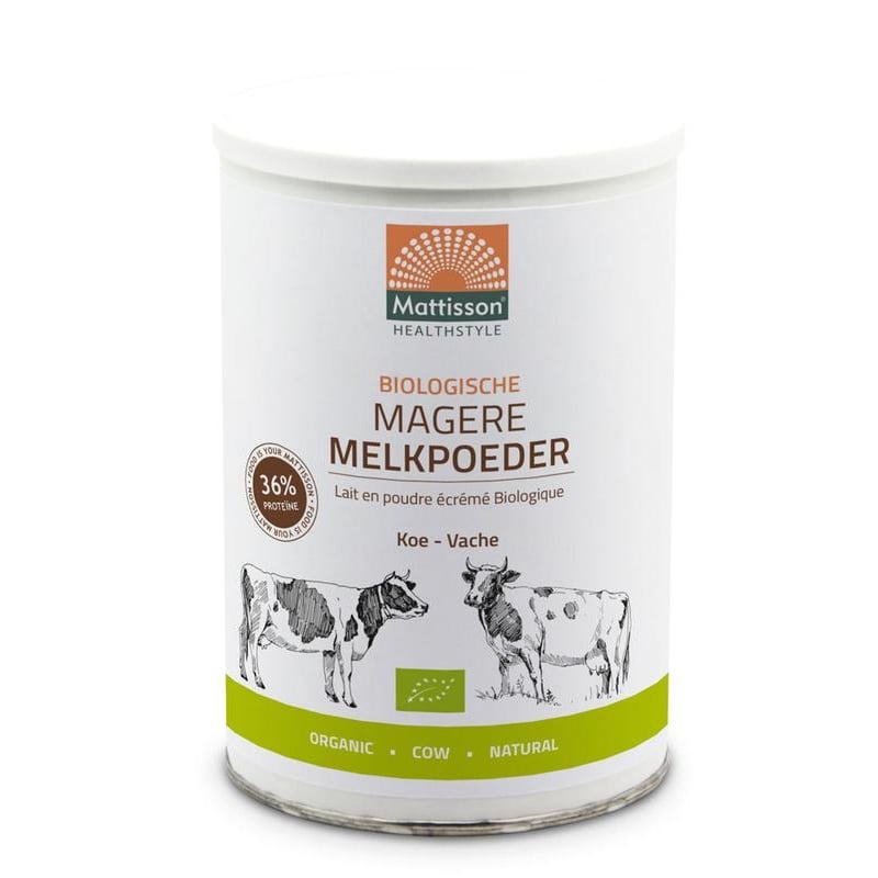 Mattisson Healthstyle Organic skimmed milk powder image