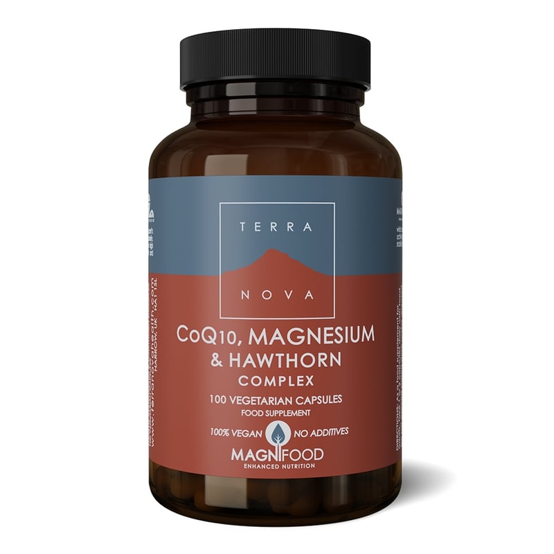Terranova CoQ10, magnesium & hawthorn complex Terranova CoQ10, magnesium & hawthorn complex afbeelding