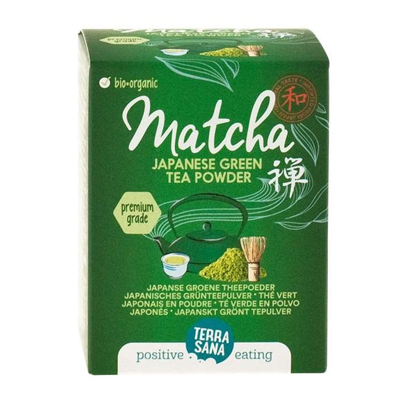 TerraSana Matcha premium groene thee afbeelding