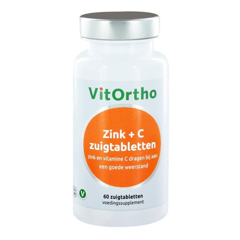 Vitortho Zink + C zuigtabletten afbeelding