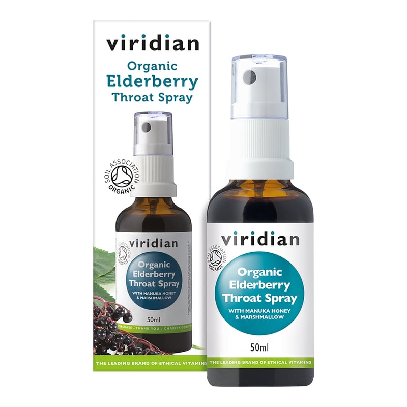 Viridian Organic Elderberry Throat Spray image