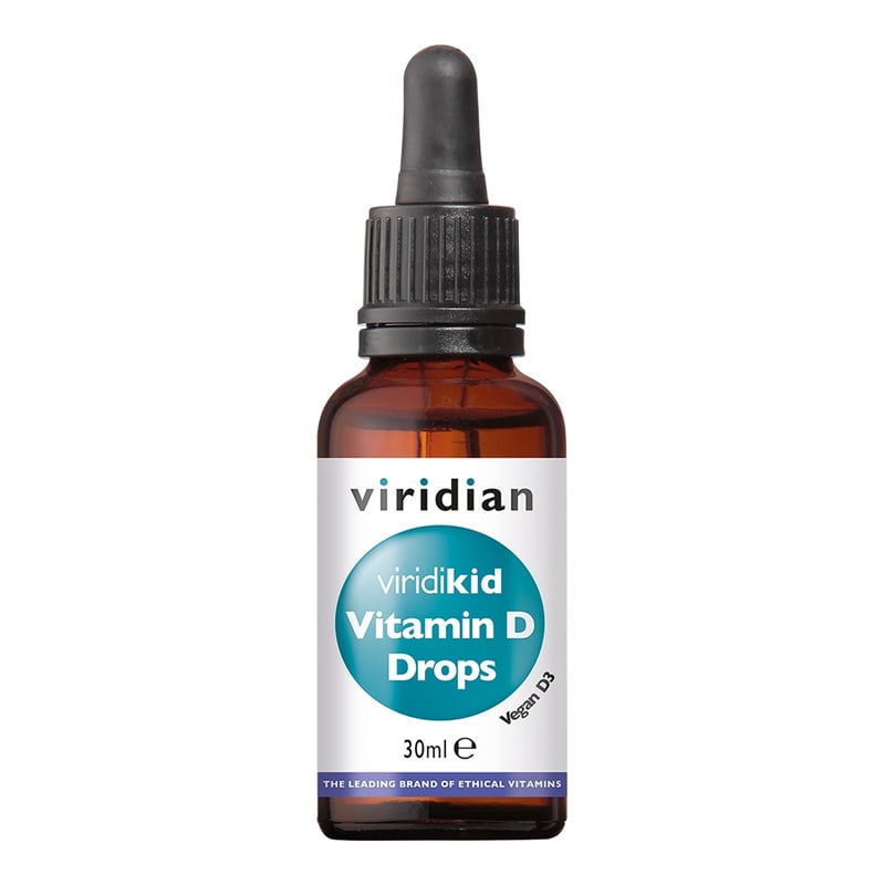 Viridian ViridiKid™ (Vegan) Vitamin D3 400 IU (10µg) image