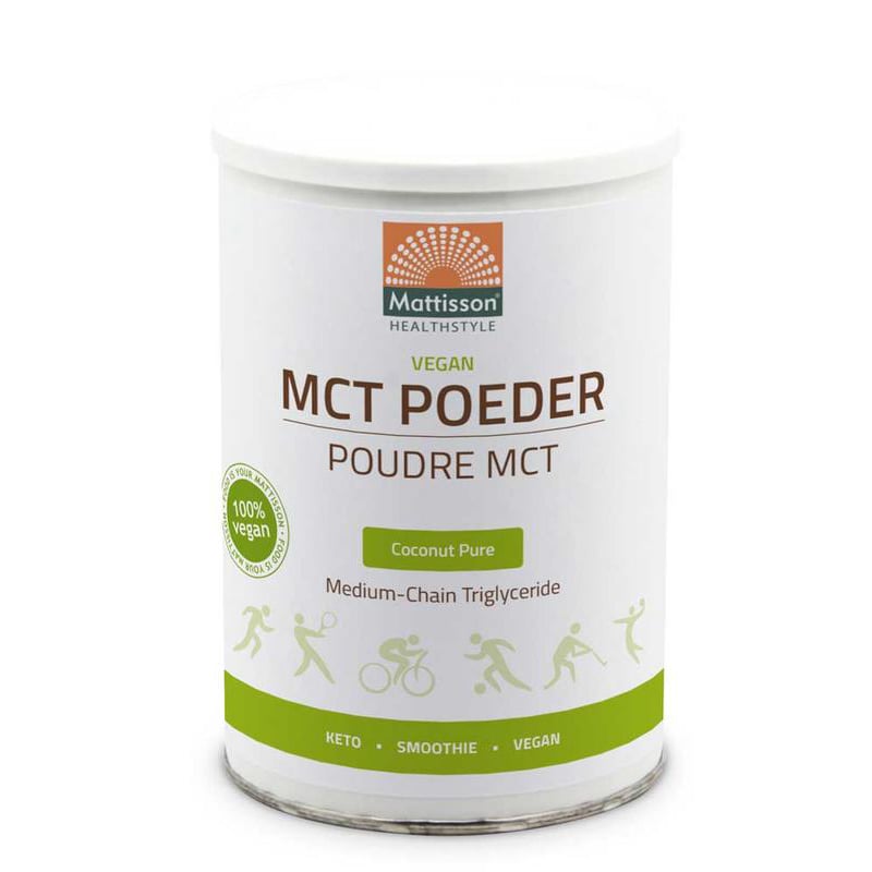 Mattisson Healthstyle Vegan MCT Keto Poeder Coconut Pure afbeelding