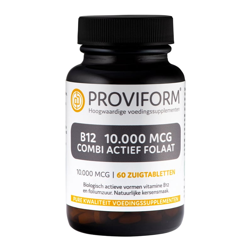 Proviform Vitamine B12 10.000 mcg combi actief folaat afbeelding