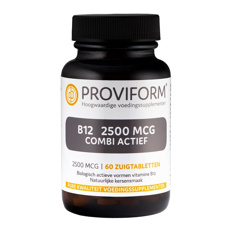 Proviform Vitamine B12 2500 mcg combi actief Proviform Vitamine B12 2500 mcg combi actief afbeelding