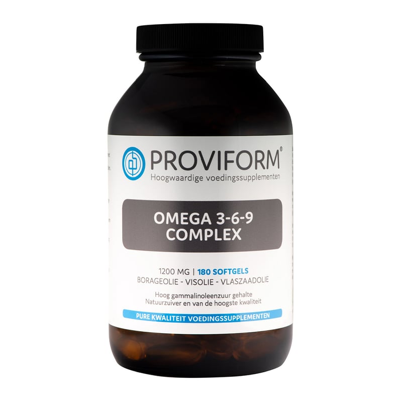 Proviform Omega 3-6-9 complex 1200 mg Proviform Omega 3-6-9 complex 1200 mg afbeelding