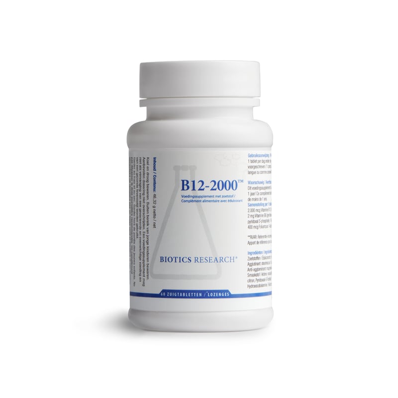 Biotics Vitamin B12 2000 mcg afbeelding