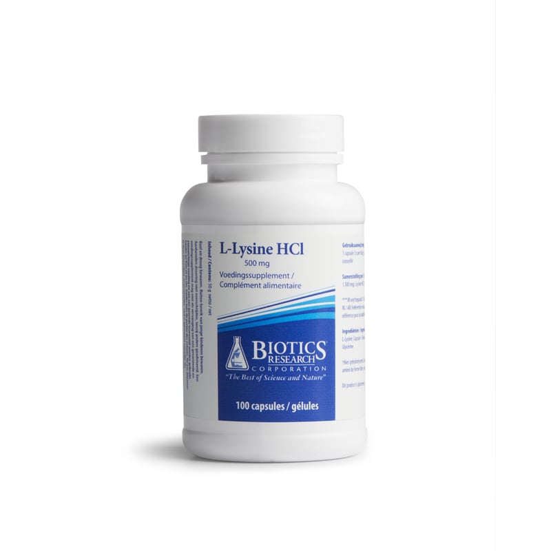 Biotics L-Lysine 500 mg image