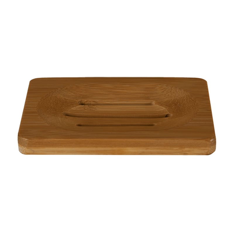 HappySoaps Zeephouder van Bamboe voor twee Shampoo Bars of Zeep afbeelding