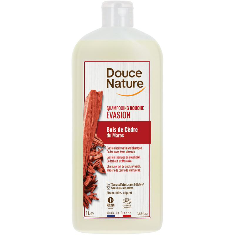 Douce Nature Shower gel & shampoo evasion with cedarwood image