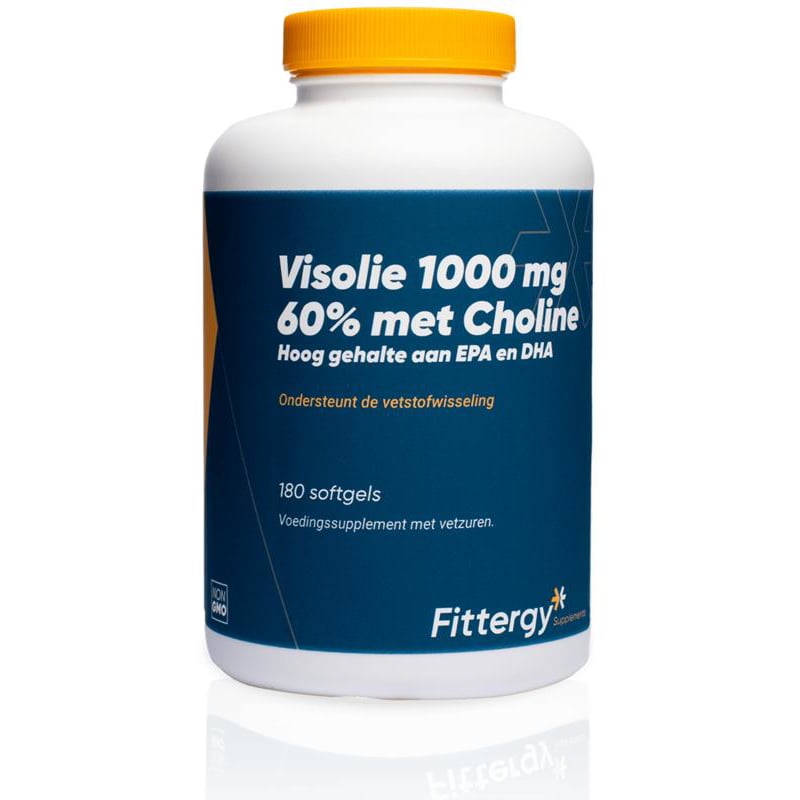 Fittergy Visolie 1000 mg 60% met choline afbeelding