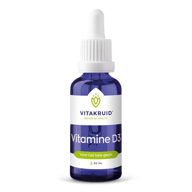 Vitakruid Vitamine D3 Druppels 25 mcg / 1000 IE afbeelding