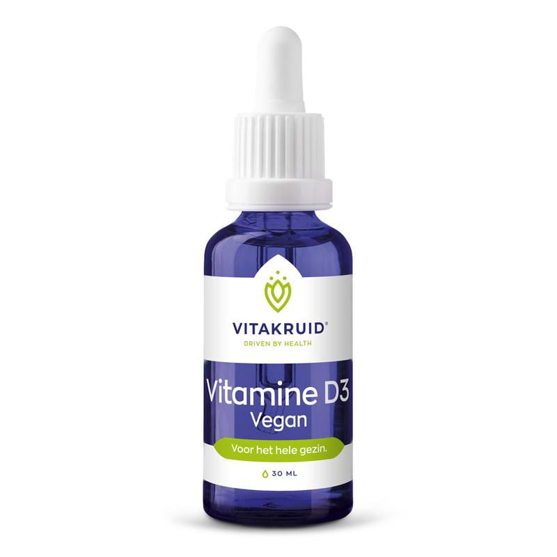 Vitakruid Vitamin D3 Vegan Drops 25mcg / 1000 IU Vitakruid Vitamin D3 Vegan Drops 25mcg / 1000 IU image