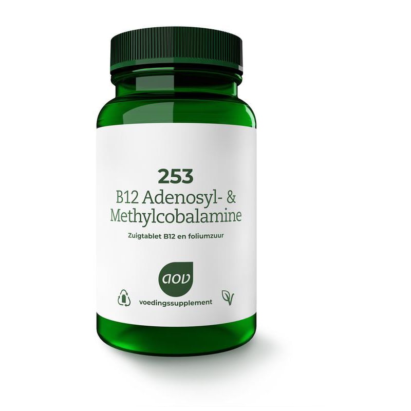 AOV Voedingssupplementen 253 B12 Adenosyl & Methylcobalamin image
