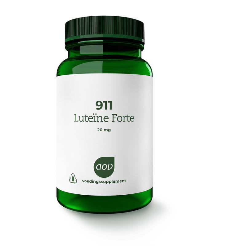 AOV Voedingssupplementen 911 Luteine forte 20 mg afbeelding