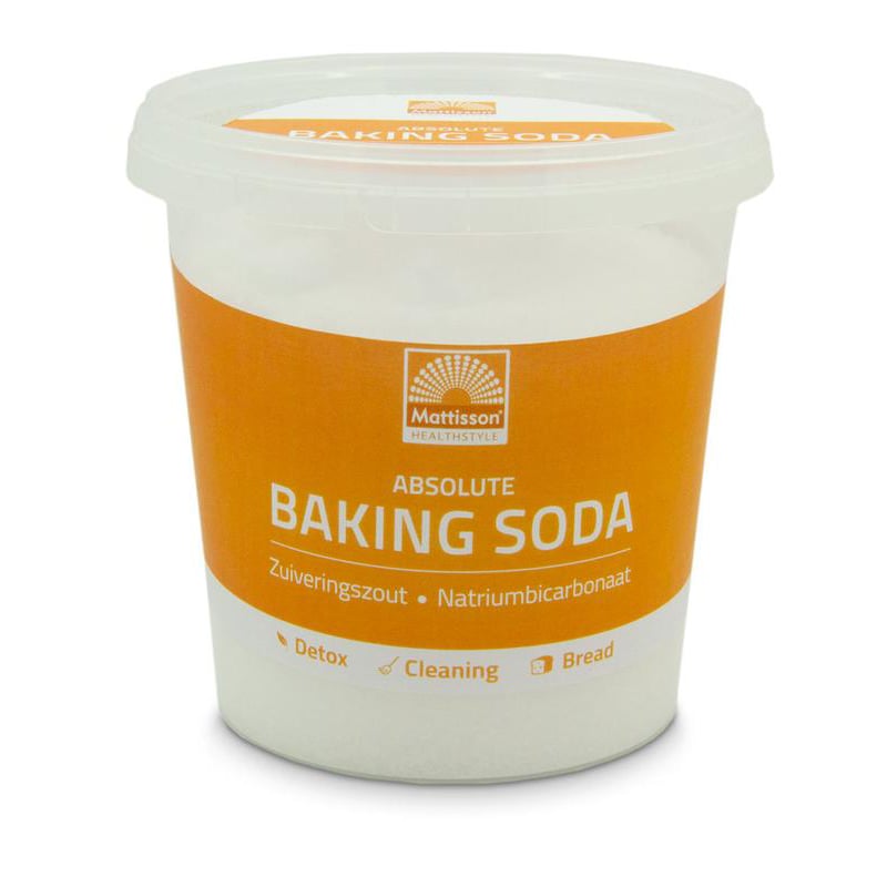 Mattisson Healthstyle Baking Soda Zuiveringszout Natriumbicarbonaat Mattisson Healthstyle Baking Soda Zuiveringszout Natriumbicarbonaat afbeelding