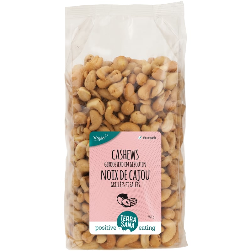 TerraSana Cashewnoten geroosterd met zout afbeelding
