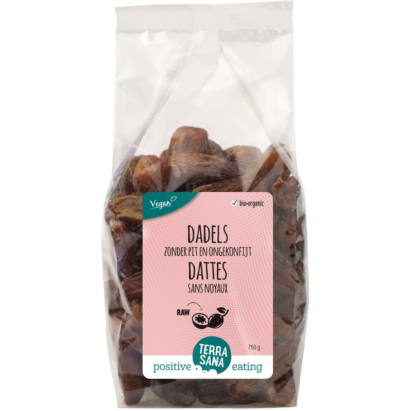 TerraSana RAW Dadels zonder pitten afbeelding