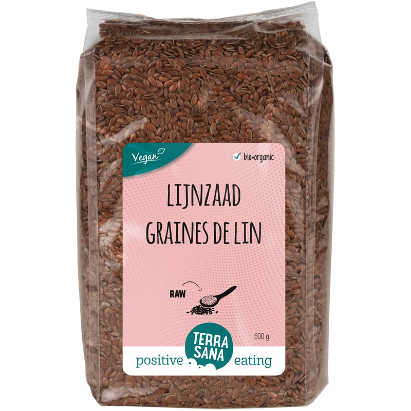 TerraSana RAW lijnzaad heel afbeelding