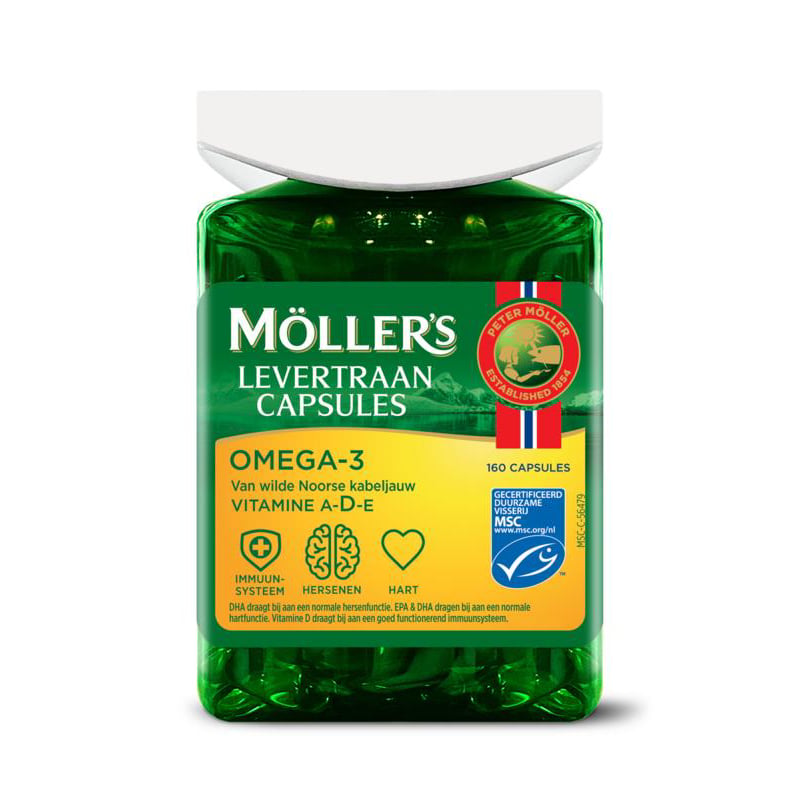 Möllers Omega-3 Levertraancaps afbeelding