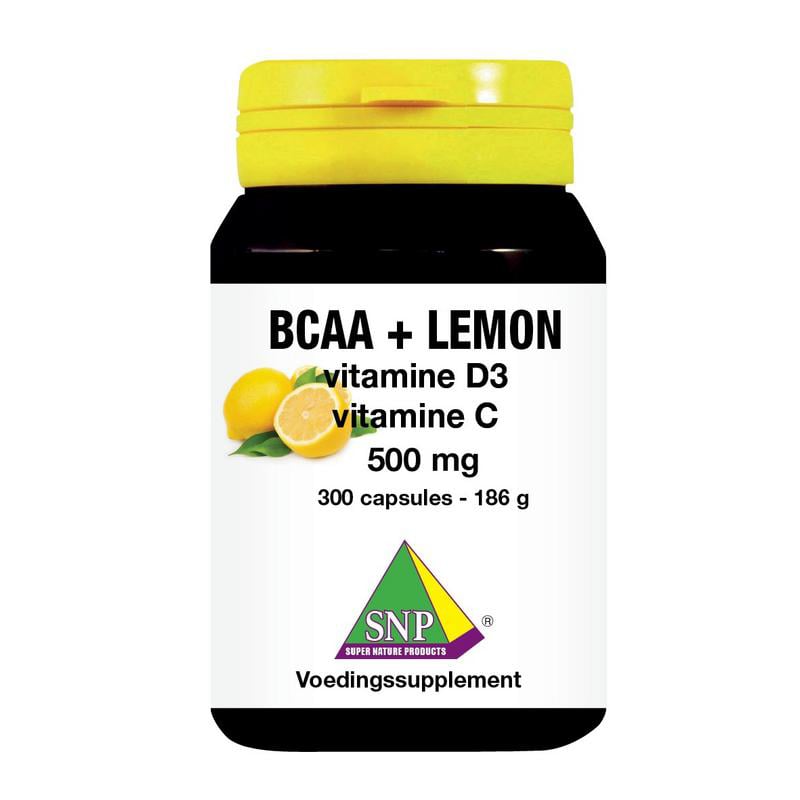 SNP BCAA Lemon Vitamin D3 and Vitamin C 500 mg image