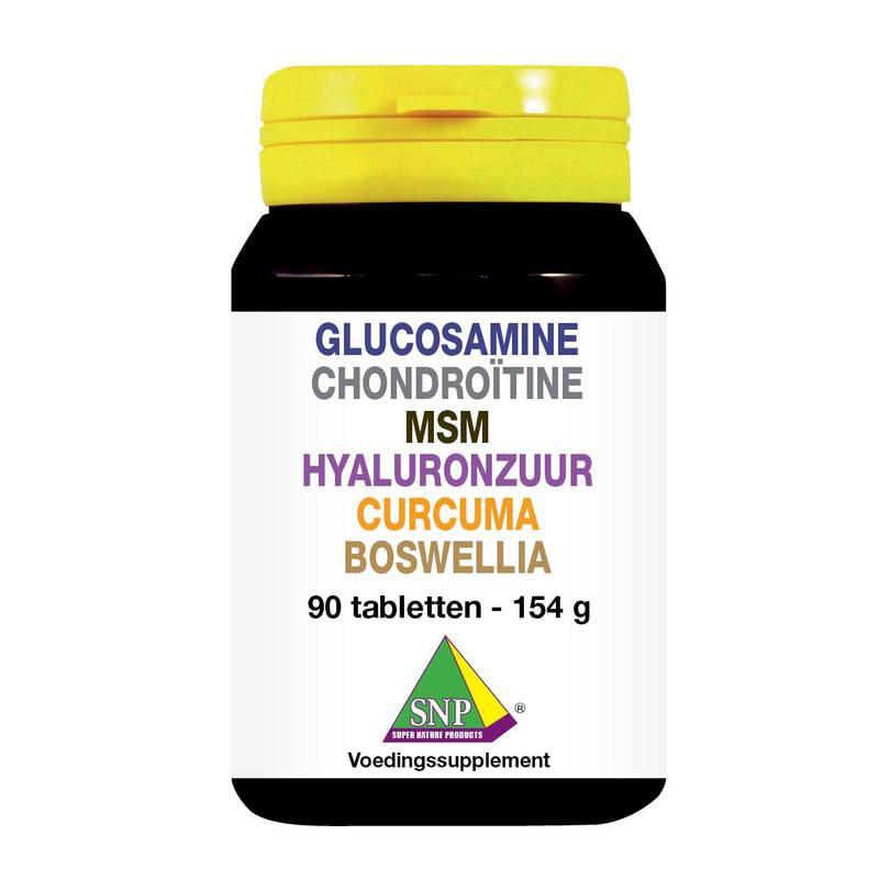 SNP Glucosamine Chondro MSM Hyaluron Curcum Boswellia image
