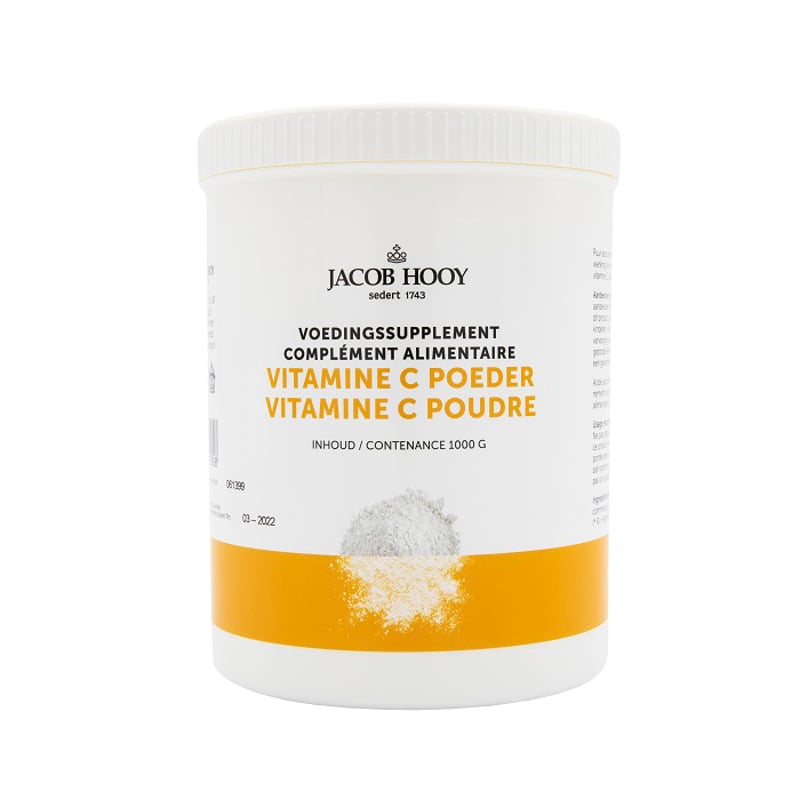 Jacob Hooy Vitamin C Ascorbic Acid Jar image