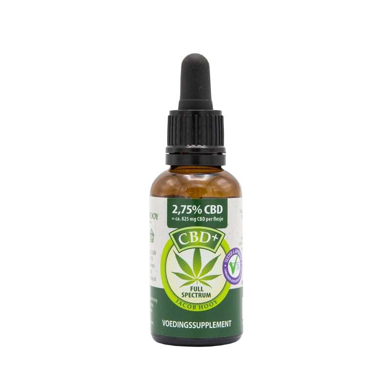Jacob Hooy CBD+ olie 2,75% afbeelding