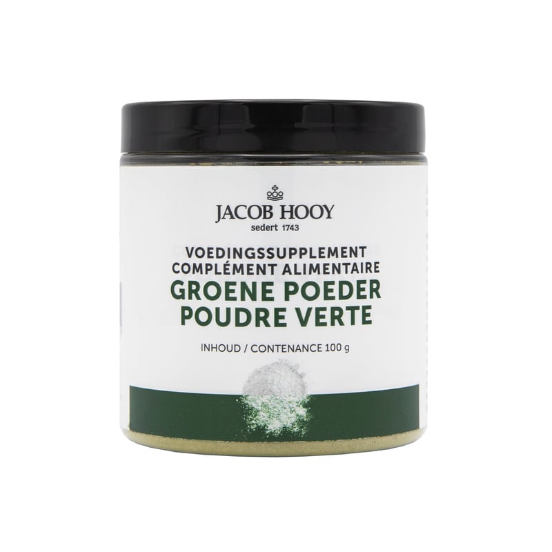 Jacob Hooy Groene Poeder Pot afbeelding