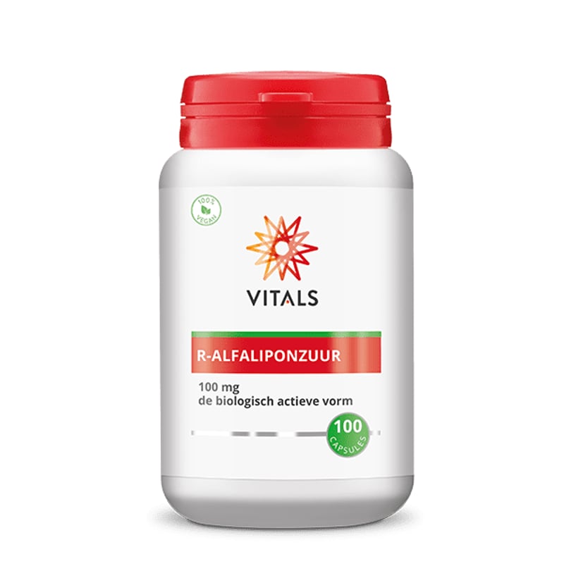 Vitals Natuurlijk R-alfaliponzuur (natrium-R-lipoaat) afbeelding