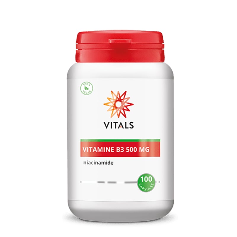 Vitals Vitamin B3 Niacinamide 500 mg image
