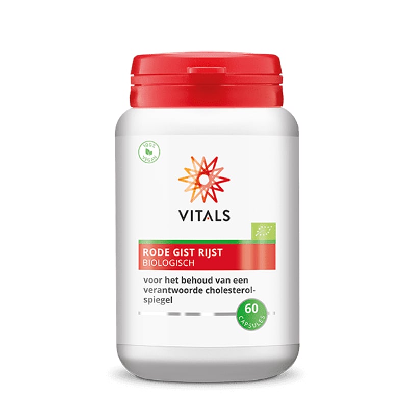 Vitals Rode Gist Rijst Extra Sterk Biologisch afbeelding