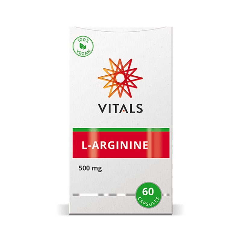 Vitals L-arginine 500 mg afbeelding