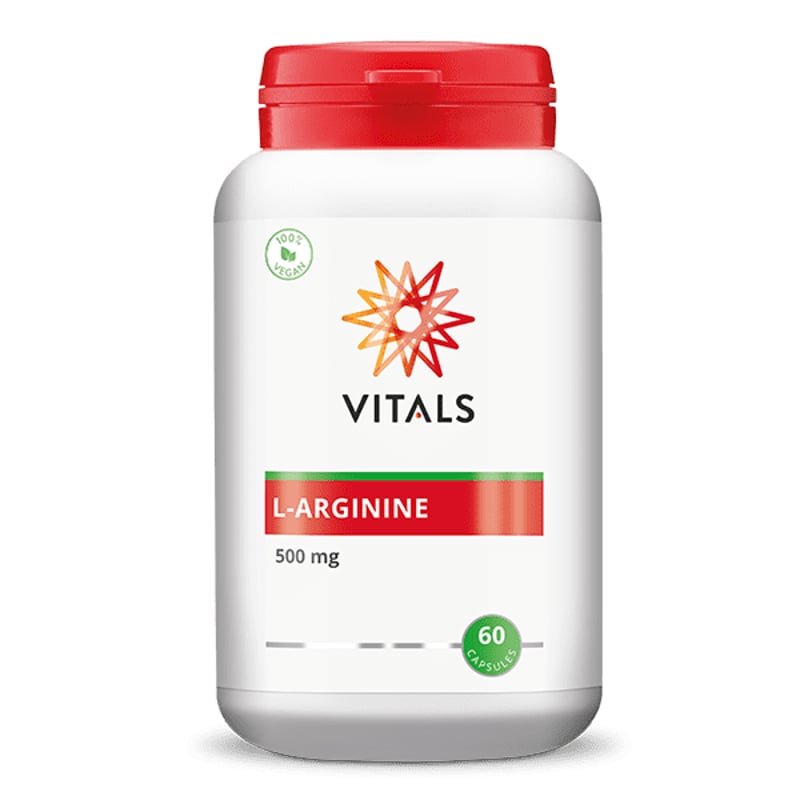 Vitals L-arginine 500 mg afbeelding