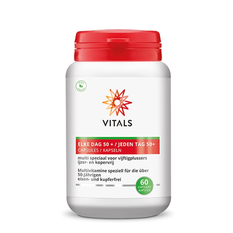 Vitals Elke Dag 50+ Capsules (twee-per-dag) afbeelding