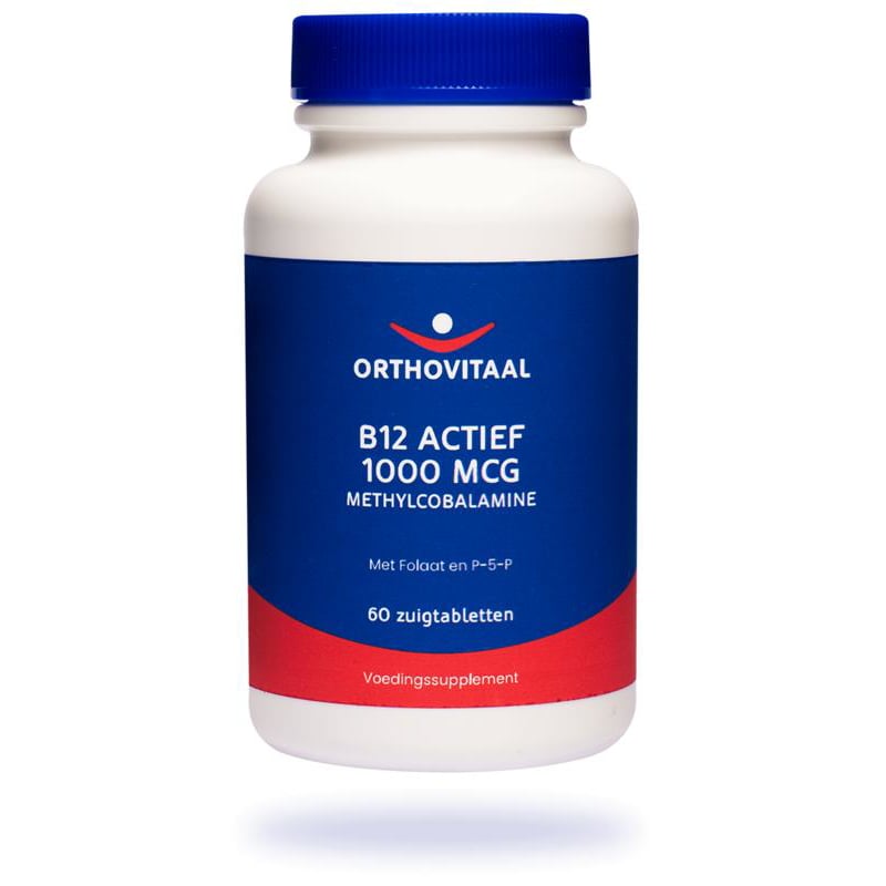 Orthovitaal B12 Actief 1000 mcg Orthovitaal B12 Actief 1000 mcg afbeelding